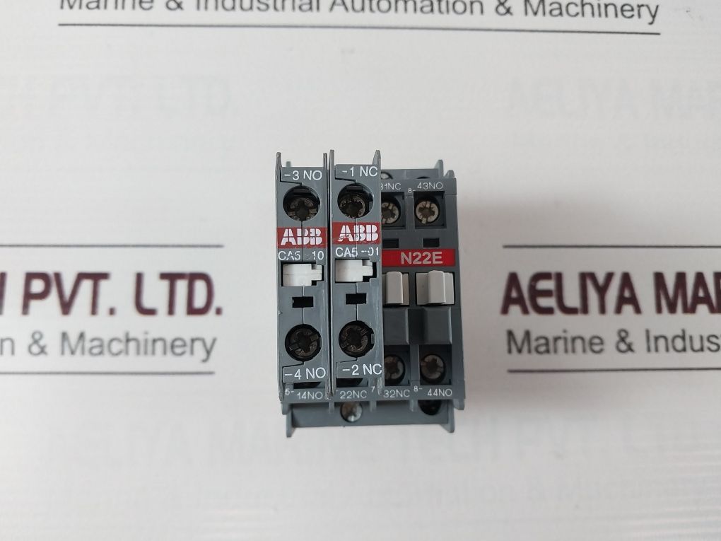 Abb N22E Contactor Relay With Ca5-10,Ca5-01 Auxiliary Contact