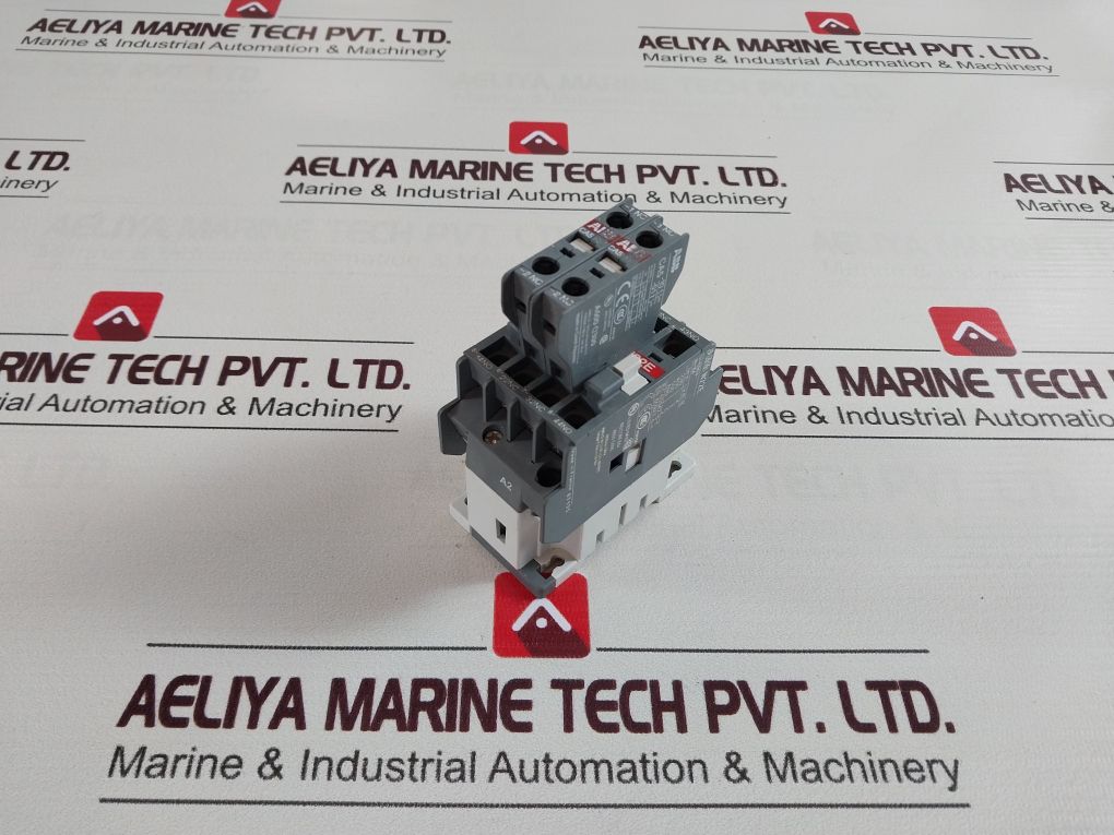 Abb N22E Control Relay With Ca5-10,Ca5-01 Auxiliary Contact Block Free Shipping