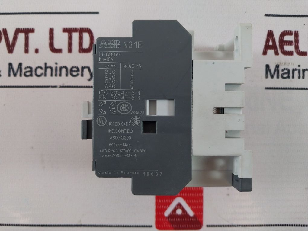 Abb N31E Contactor Relay K31E 220-240V 60Hz