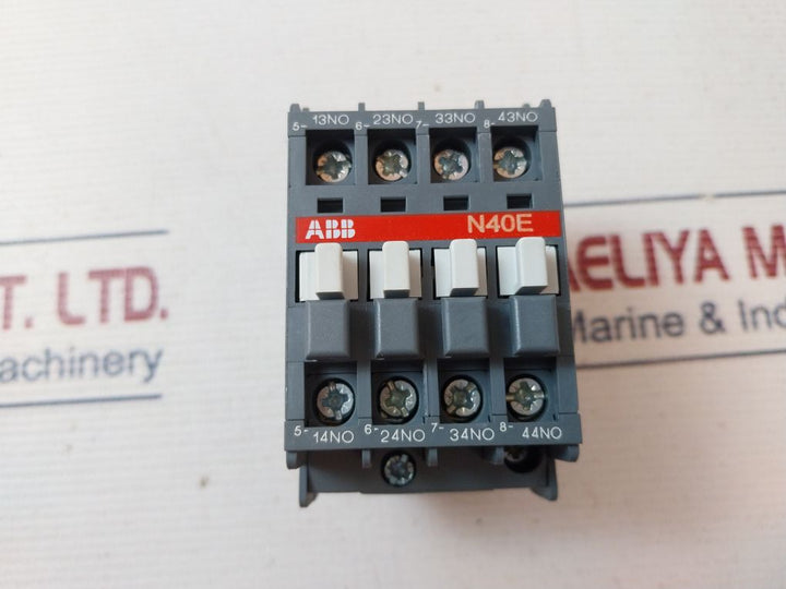 Abb N40E Contactor Relay 110V 50Hz