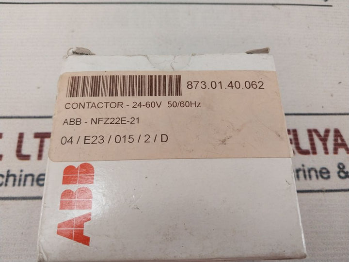 Abb Nfz22E-21 Contactor Relay