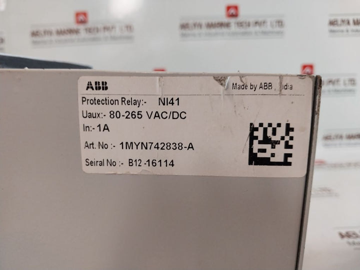 Abb Ni41 Protection Relay 1Myn742838-a
