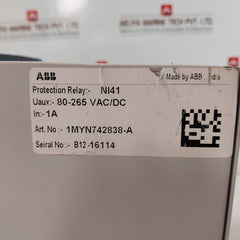 Abb Ni41 Protection Relay 1Myn742838-a