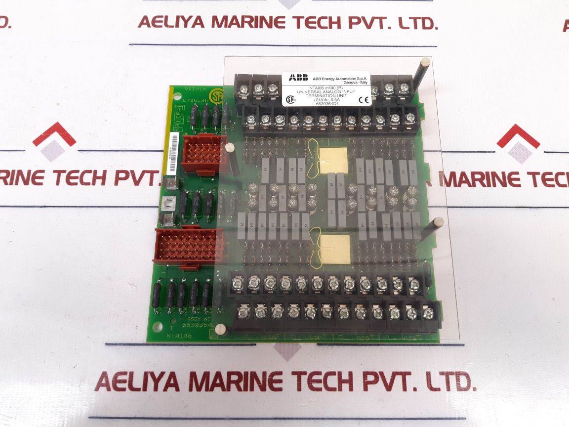 Abb Ntai06 Infi90 Universal Analog Input Termination Unit