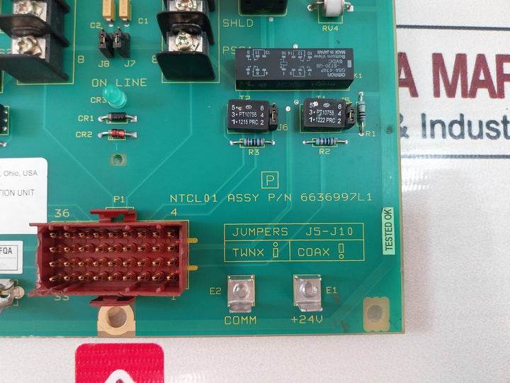Abb Ntcl01 Communication Termination Unit 6636997L1