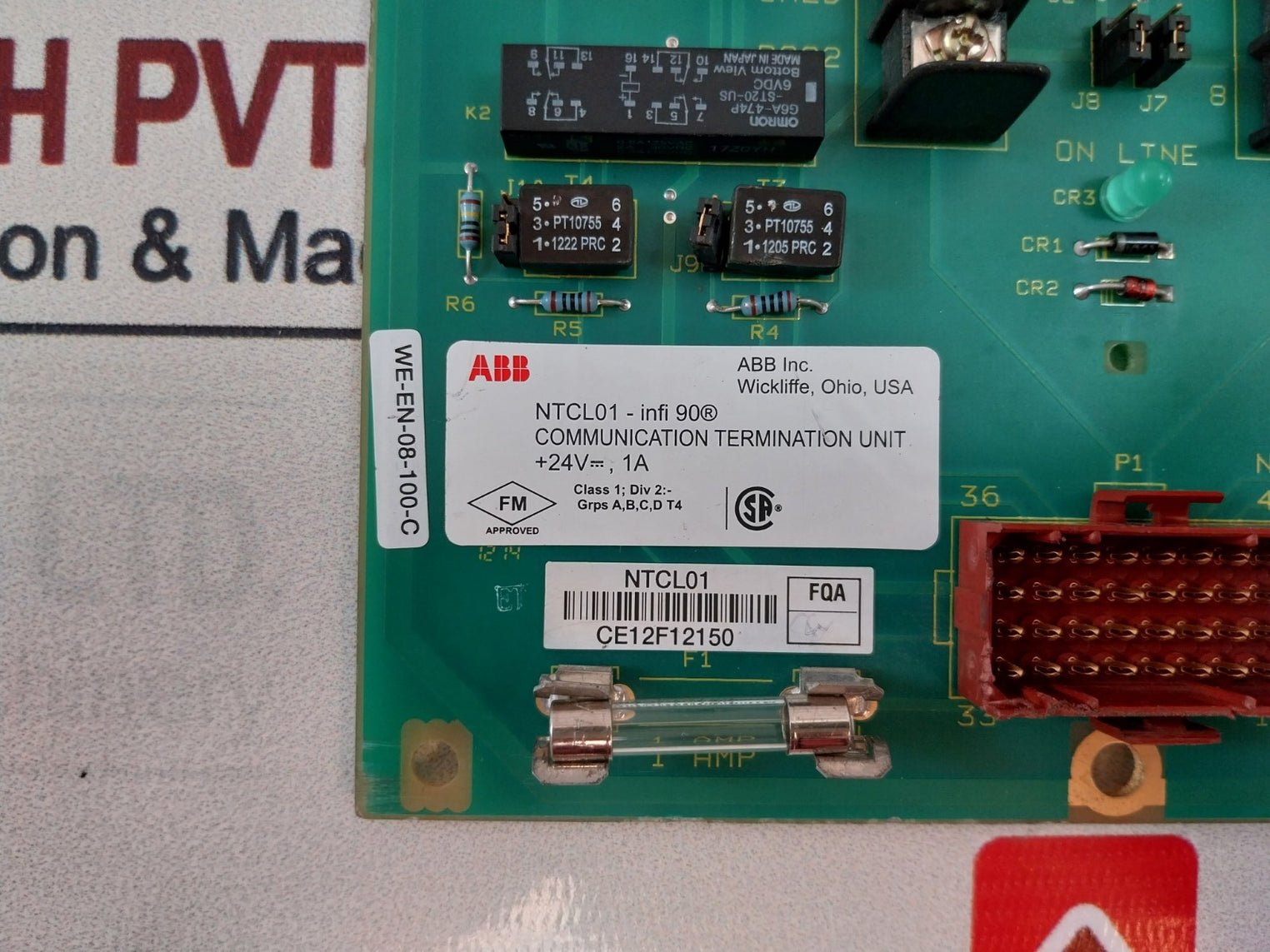 Abb Ntcl01 Communication Termination Unit 6636997L1