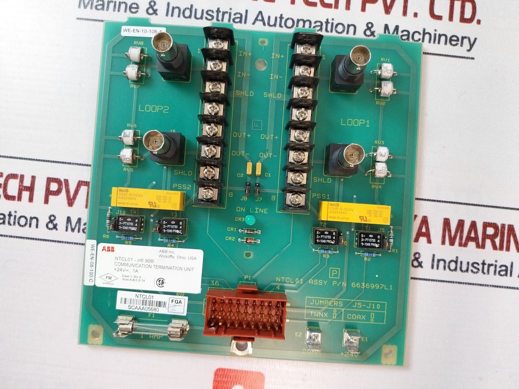 Abb Ntcl01 Communication Termination Unit 6636997L1
