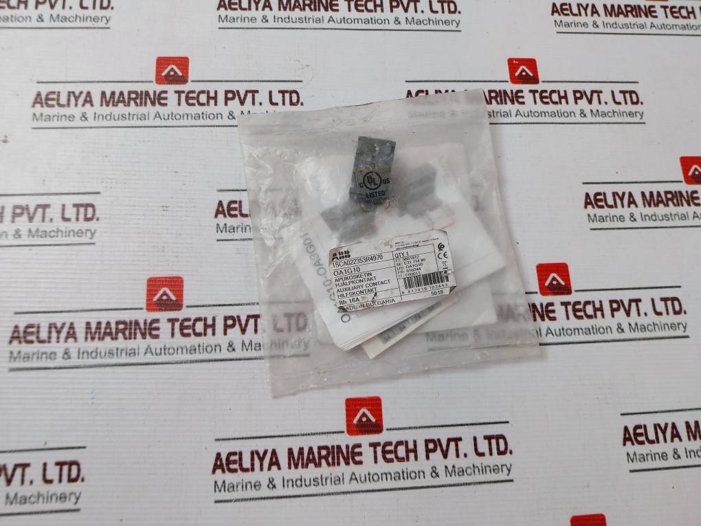 Abb Oa1G10 Auxiliary Contact 16A 690V 1Sca022353R4970