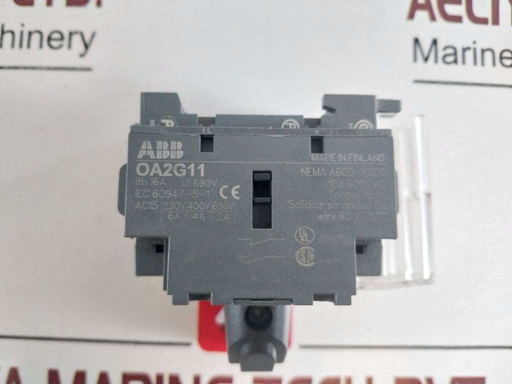 Lot Of 2X Abb Ot40F3 Disconnect Switch With Oa2G11 Auxiliary Contact Block