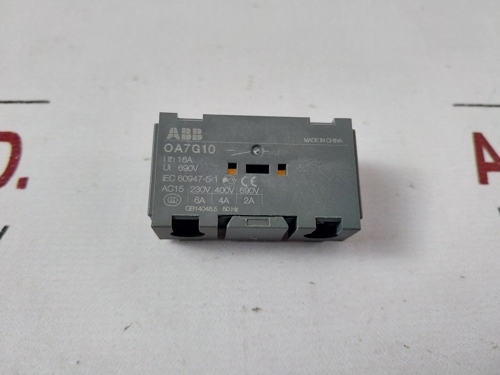 Abb Oa7G10 Auxiliary Contact
