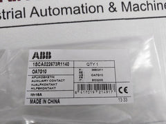 Lot Of 3X Abb Oa7G10 Auxiliary Contact 1Sca022673R1140