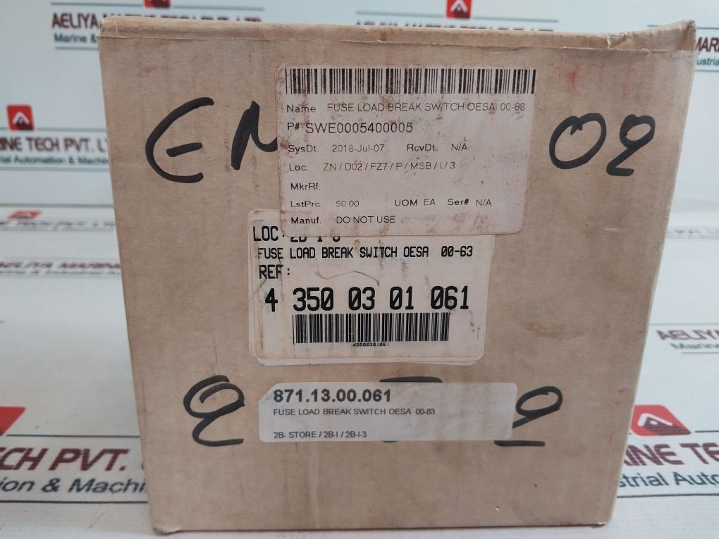 Abb Oesa 00-63 Switch Fuse 63A