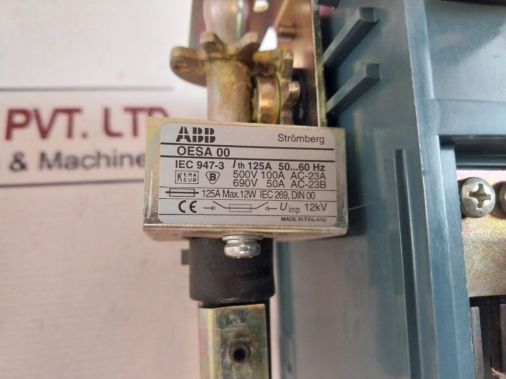 Abb Oesa 00 Switch Fuse 500V 100A