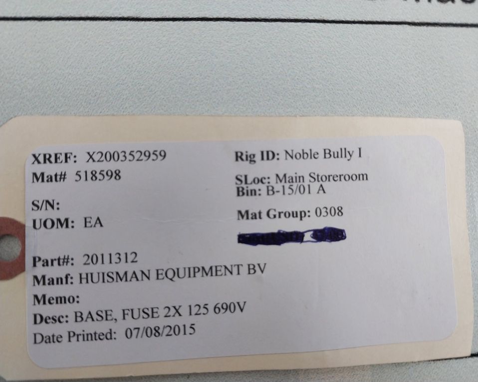 Abb Ofax00S2L Fuse Base 690V