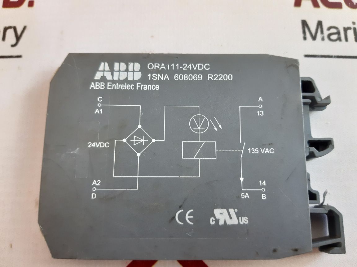 Abb Ora111-24Vdc Relay Block