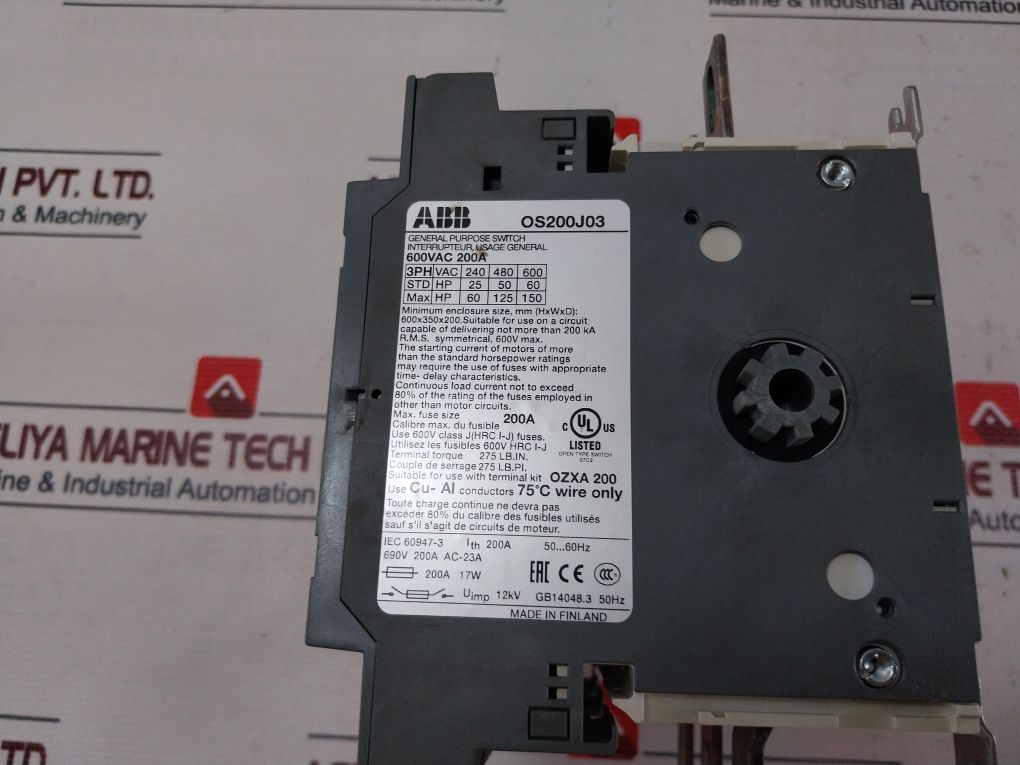 Abb Os200J03 General Purpose Switch