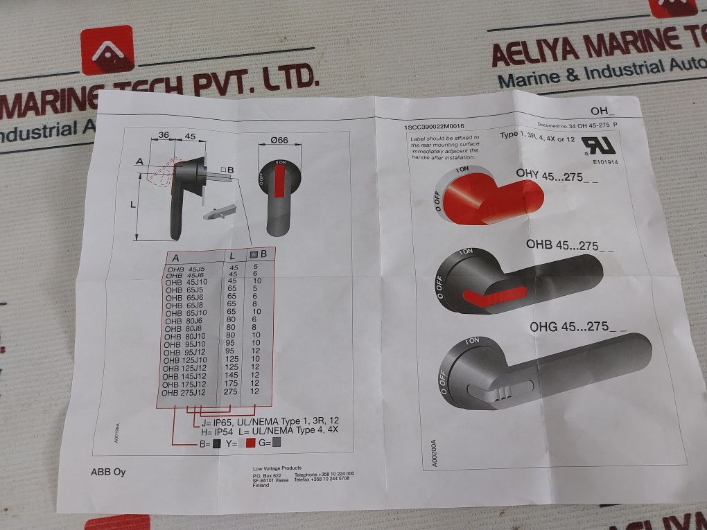 Abb Os200J03 General Purpose Switch