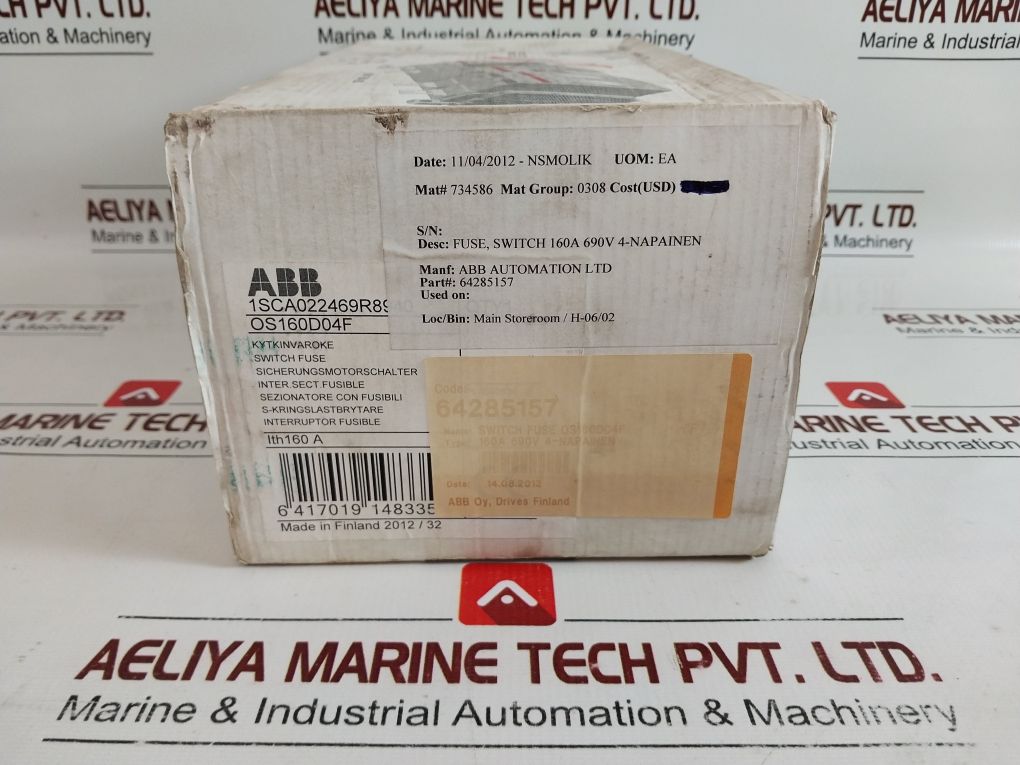 Abb Os 160D04F Switch Disconnector