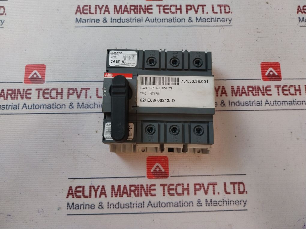Abb Ot160G03K 3 Phase Load Break Switch 250Vdc