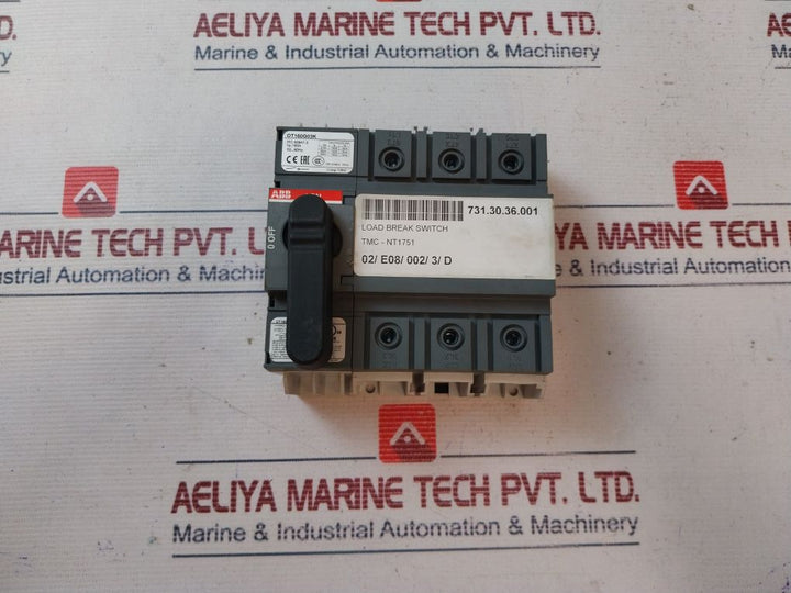 Abb Ot160G03K 3 Phase Load Break Switch 250Vdc