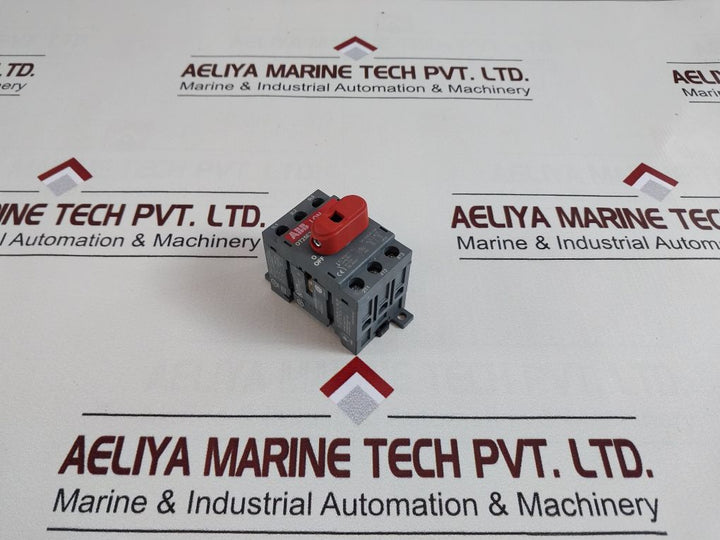 Abb Ot25E3 Disconnect Switch/Load Break Switch 25A 600Vac