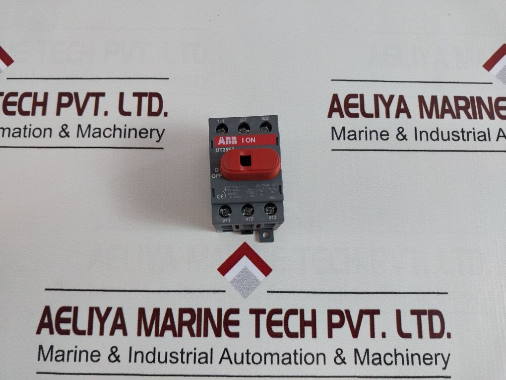 Abb Ot25E3 Disconnect Switch/Load Break Switch 25A 600Vac