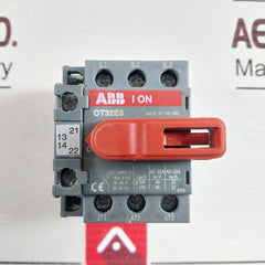 Abb Ot32E3 Disconnect Switch