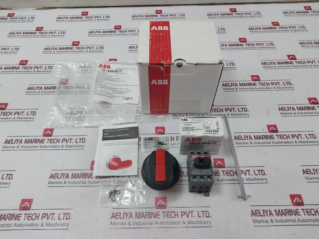 Abb Ot40F3 Disconnector Switch 40A 50-60Hz