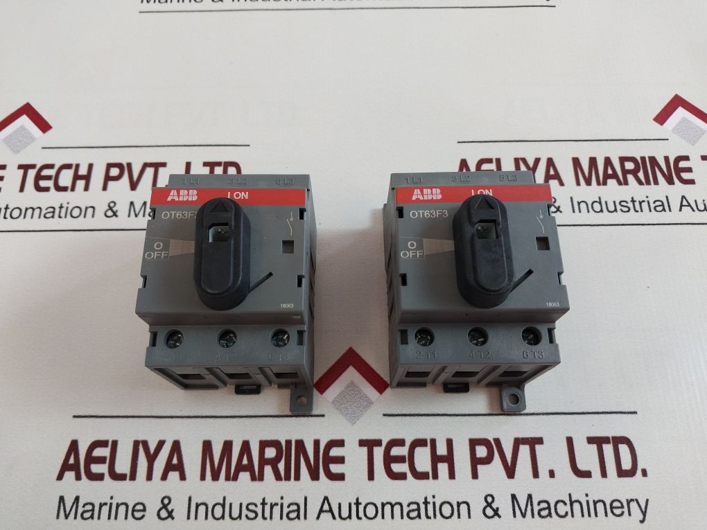 Abb Ot63F3 Disconnector/Load Break Switch 1Sca105332R1001