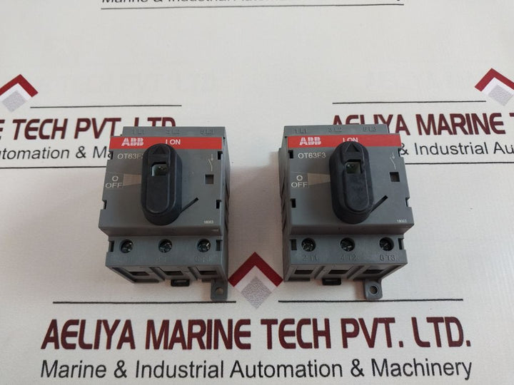 Abb Ot63F3 Disconnector/Load Break Switch 1Sca105332R1001