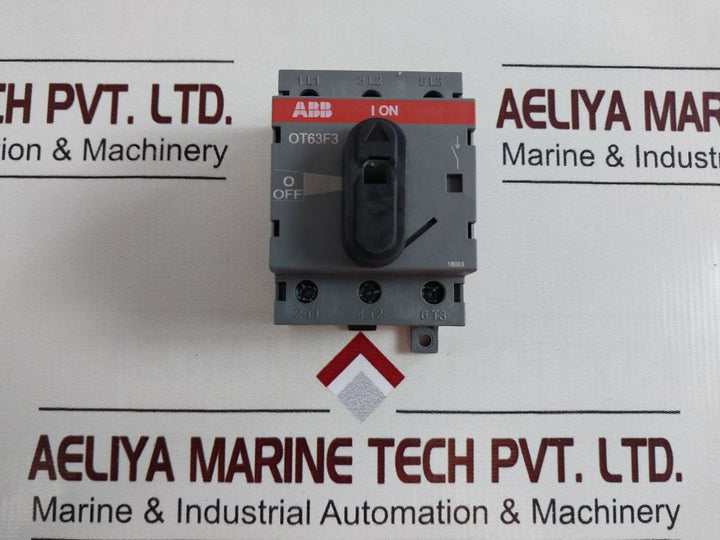 Abb Ot63F3 Disconnector/Load Break Switch 1Sca105332R1001