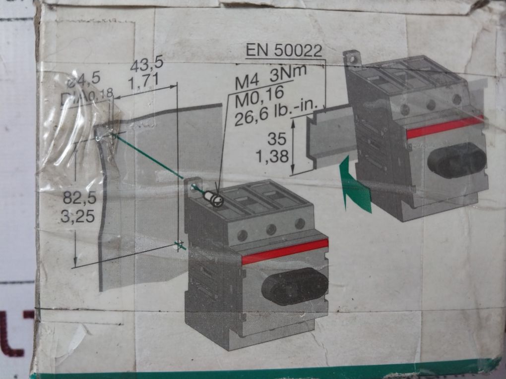 Abb Ot63F3 Disconnector/Load Break Switch 600Vac 60A 