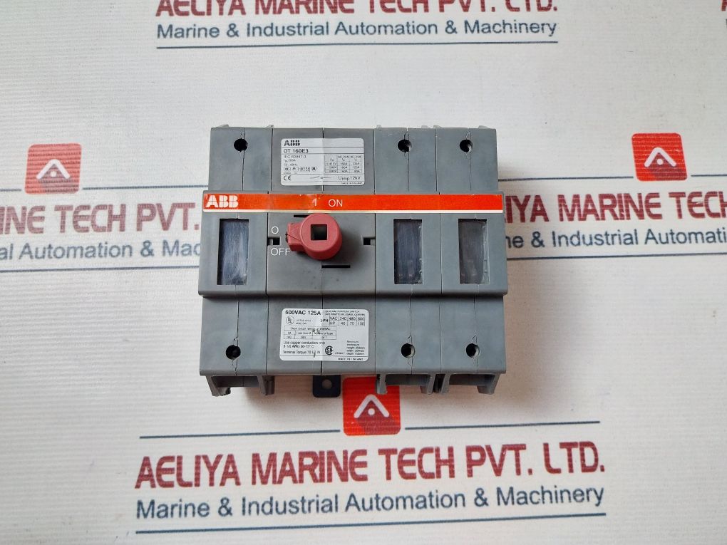 Abb Ot 160E3 Disconnect Switch
