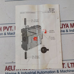 Abb Ot 160E3 Disconnect Switch 200A
