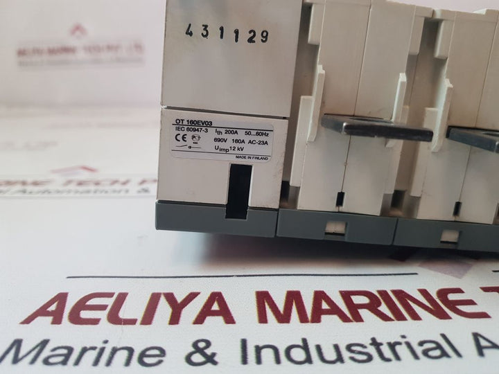 Abb Ot 160Ev03 Disconnect Switch