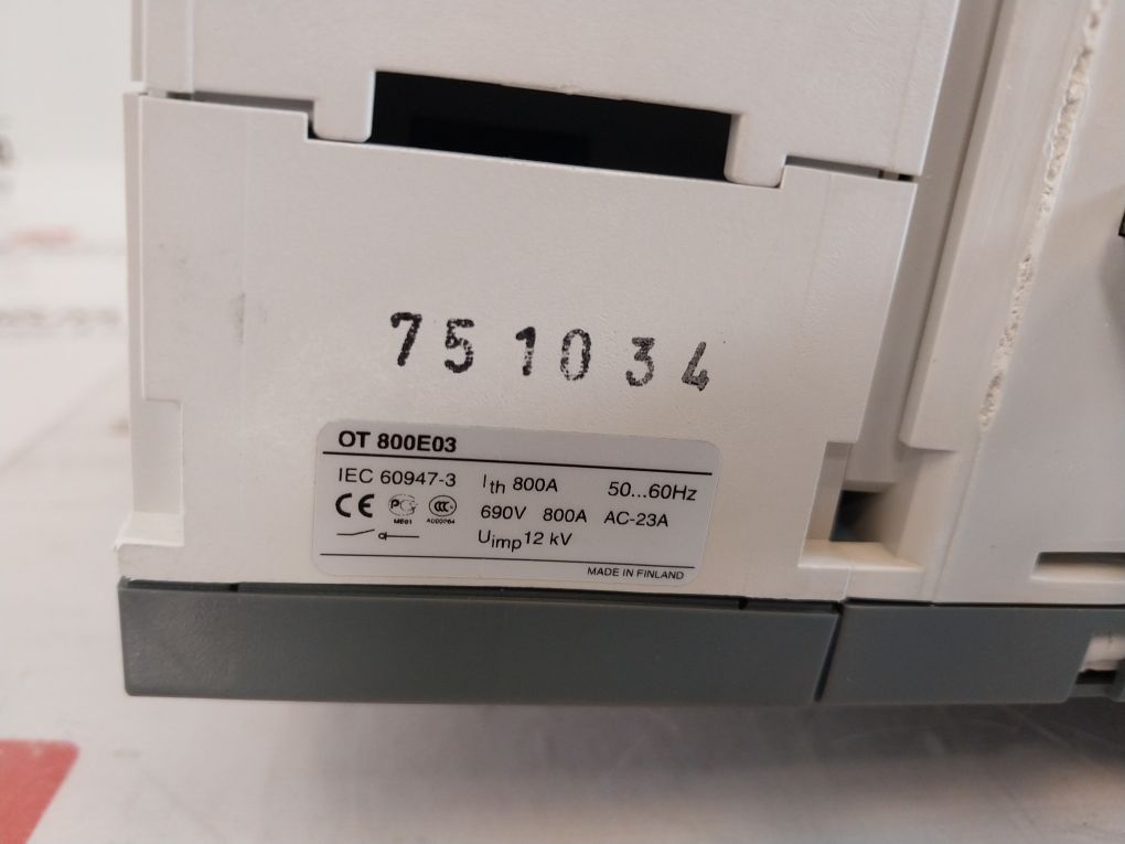 Abb Ot 800E03 Switch Disconnector Set