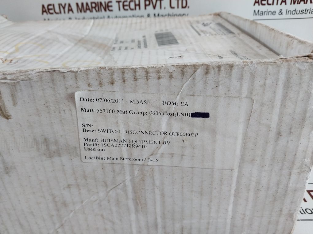 Abb Ot 800E03 Switch Disconnector Set