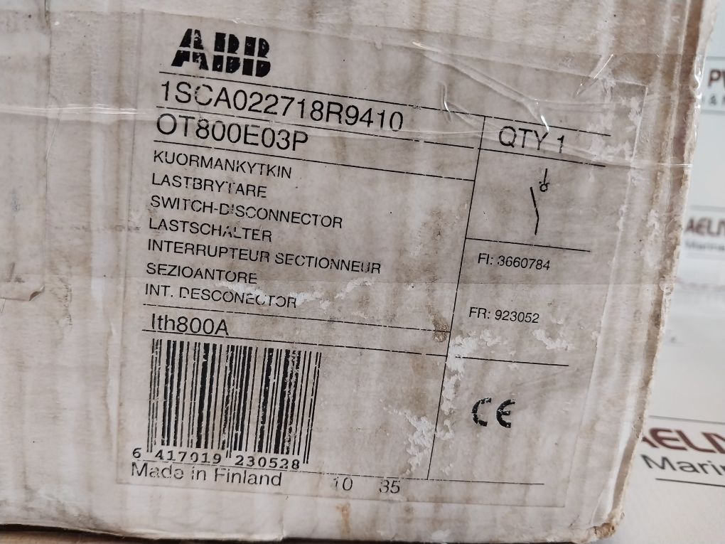 Abb Ot 800E03 Switch Disconnector Set