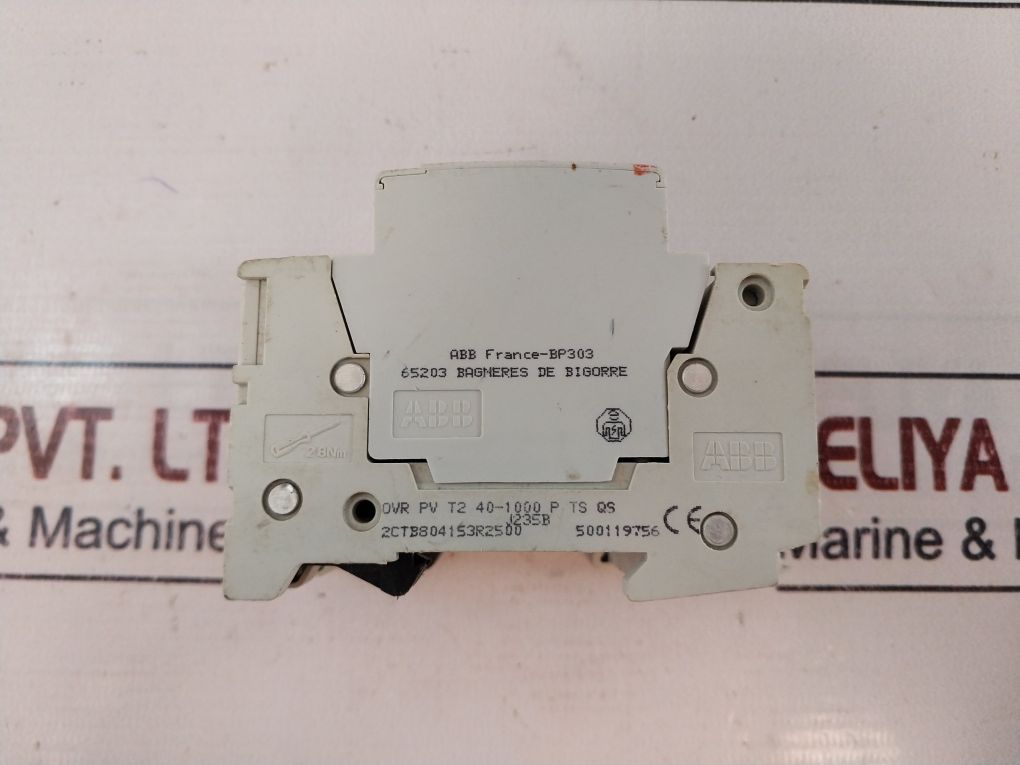 Abb Ovr Pv T2 Surge Protective Device 1100 Vdc