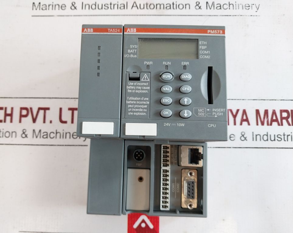 Abb Pm573-eth Cpu 512Kb Ethernet 1Sap130300R0271