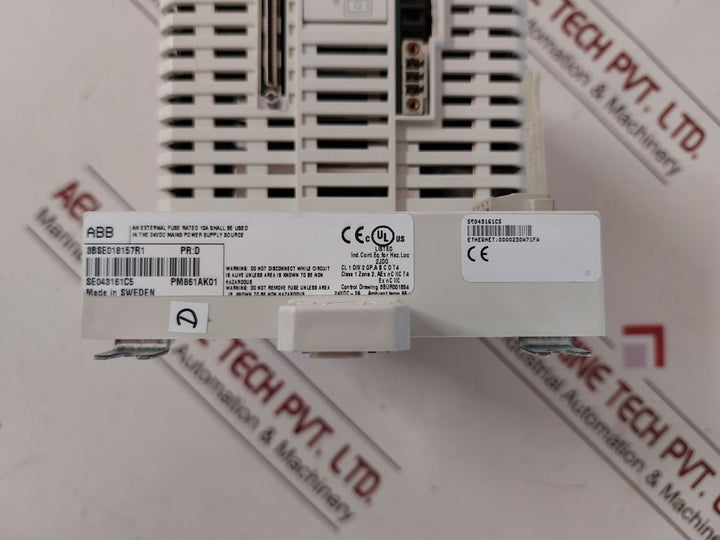 Abb Pm861A 3Bse018157R1 Processor Unit Pr:D