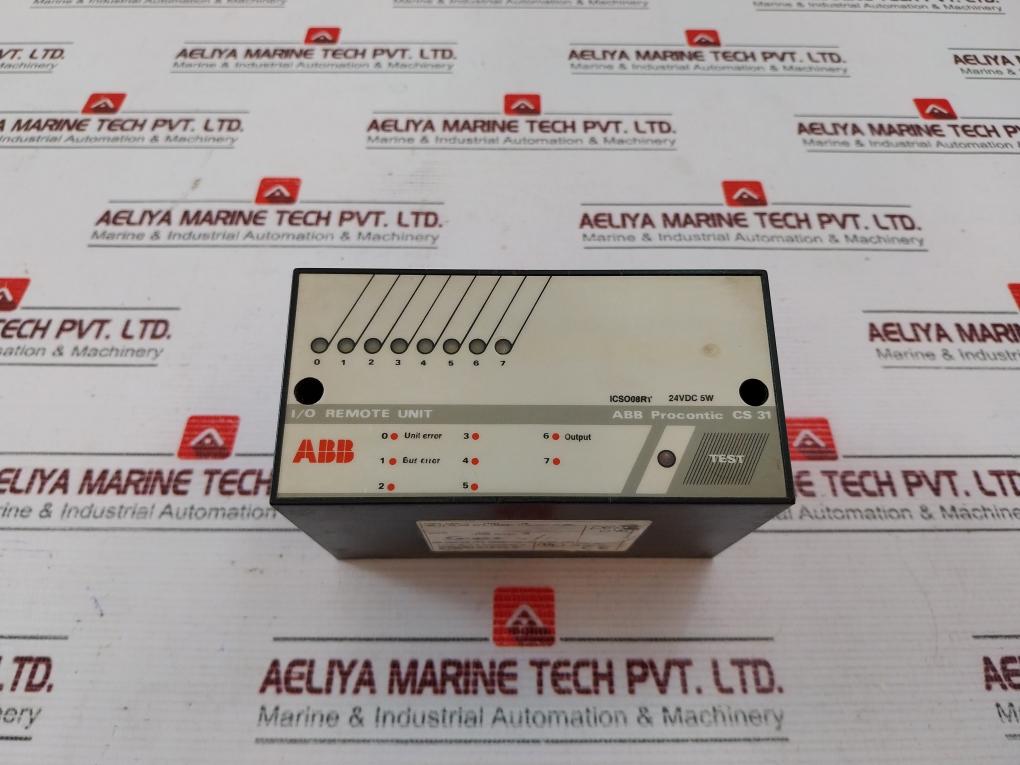 Abb Procontic Cs 31 I/O Remote Unit 24V Dc 5W