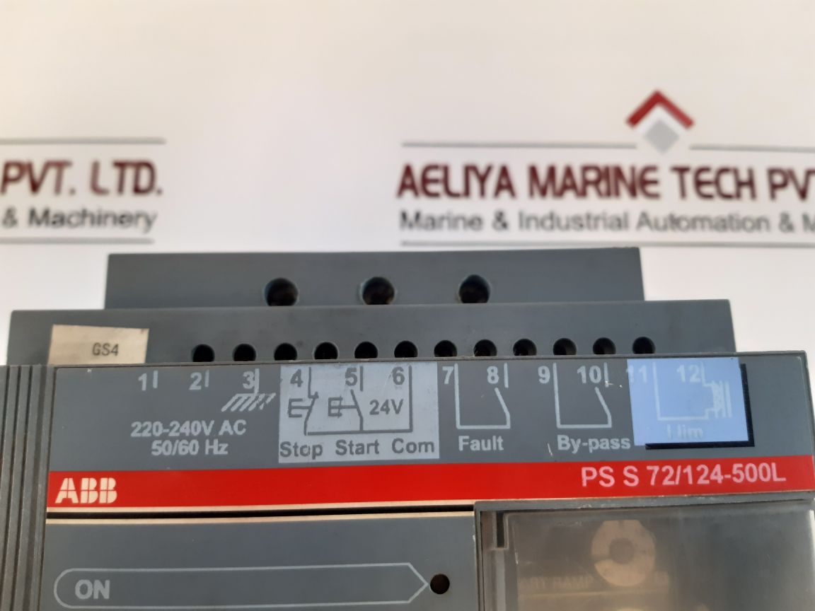 Abb Ps S 72124-500L Soft Starter 1Sfa892007R1002
