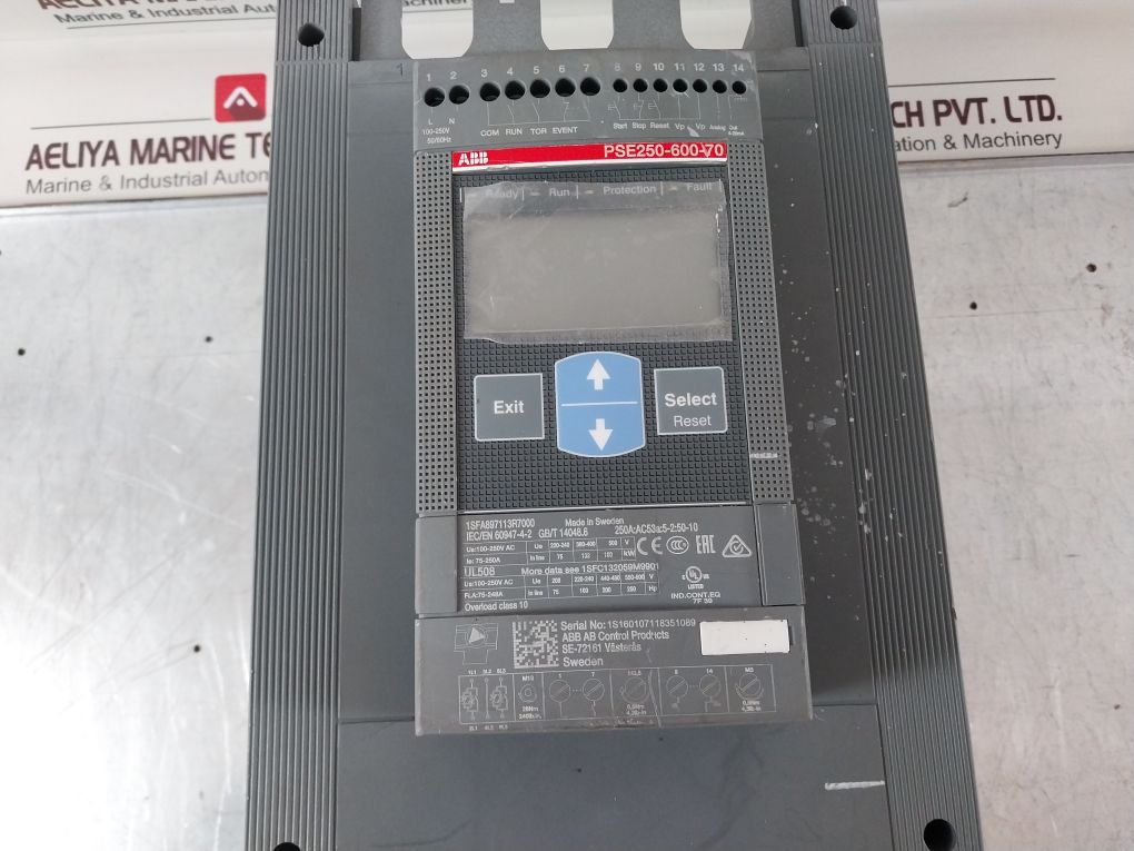 Abb Pse250-600-70 Pse Series Solid-state Reduced Voltage 3 Phase Softstarter