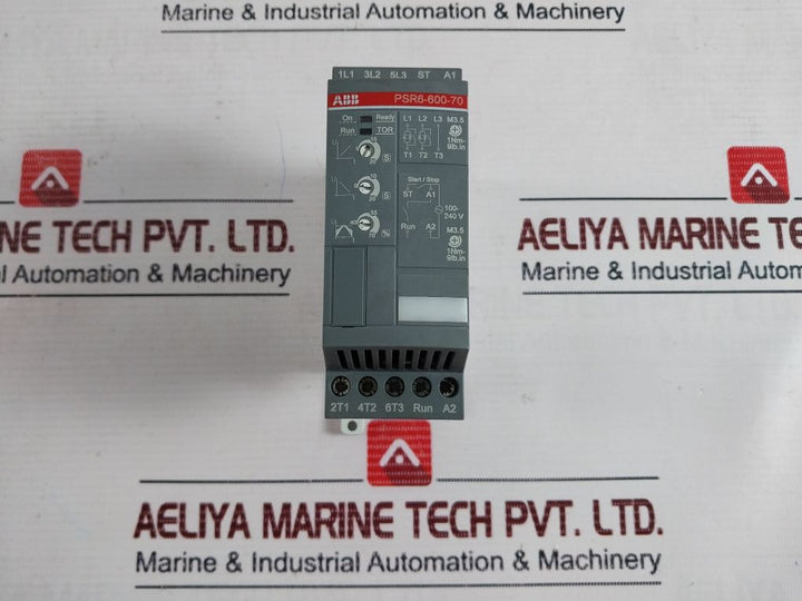 Abb Psr6-600-70 Soft Starter Motor Power 208-600V Ac