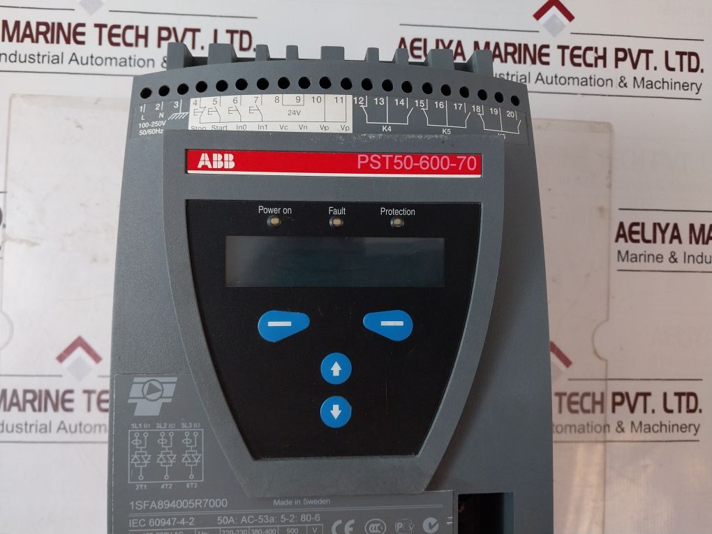 Abb Pst50-600-70 Soft Starter 1Sfa894005R7000