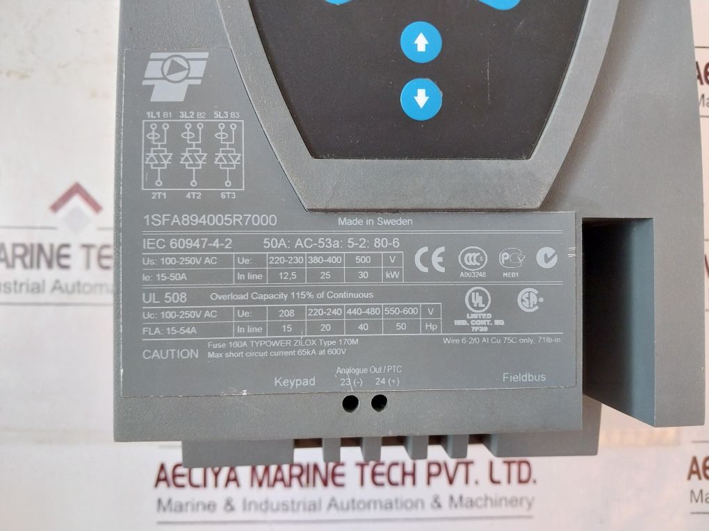 Abb Pst50-600-70 Soft Starter 1Sfa894005R7000
