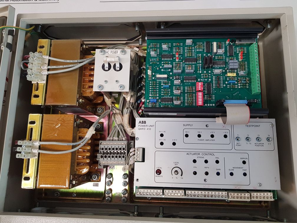 Abb Qhfd 410 Governor Power Unit