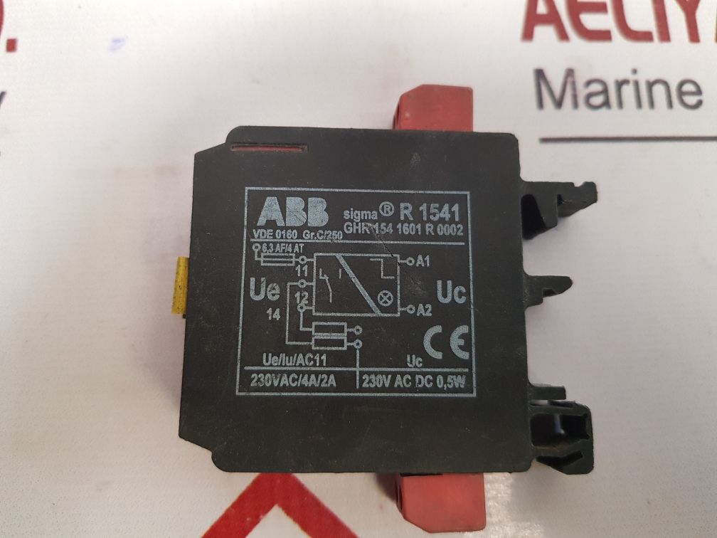 Abb Sigma R 1541 Relay Ghr 154 1601 R 0002