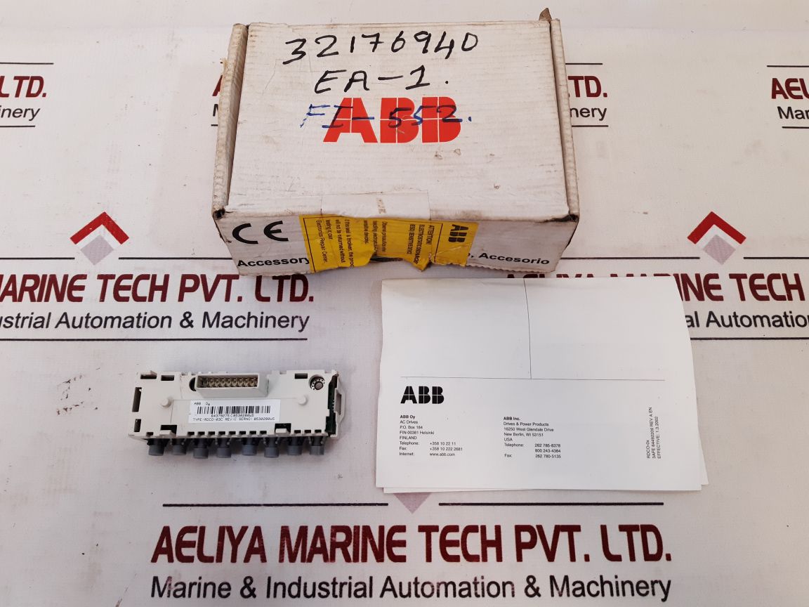 Abb rdco-03c fiber optic adaptor – Aeliya Marine Tech